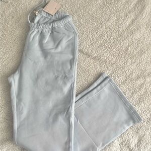 baby blue straight leg sweatpants from cry baby